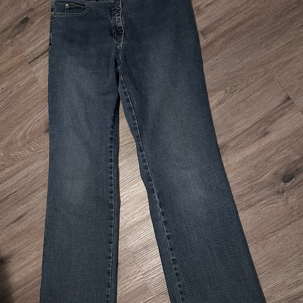 Live a Little Dark Blue Straight Leg Jeans